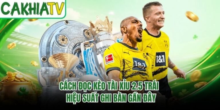 Cách Đọc Kèo Tài Xỉu 2.5 Trái - Hiệu Suất Ghi Bàn Gần Đây
